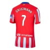Atlético Madrid Griezmann 7 Børn Hjemme 2024-25 - Fodboldtrøjer (S/S)